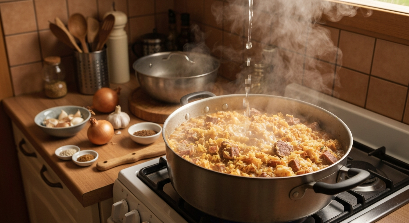 Czy bigos gotuje się pod przykryciem? Gotowanie z i bez pokrywki 2