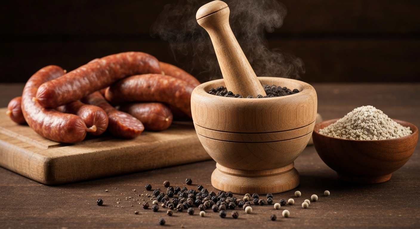 Ile dodać pieprzu do kiełbasy? Do 1, 5 i 10kg 2